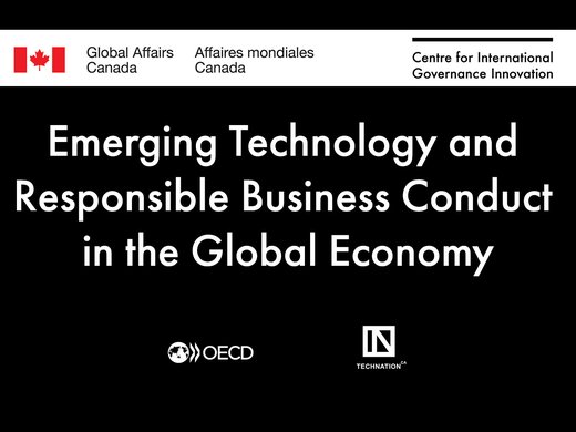 Emerging Technology and Responsible Business Conduct in the Global Economy Updated