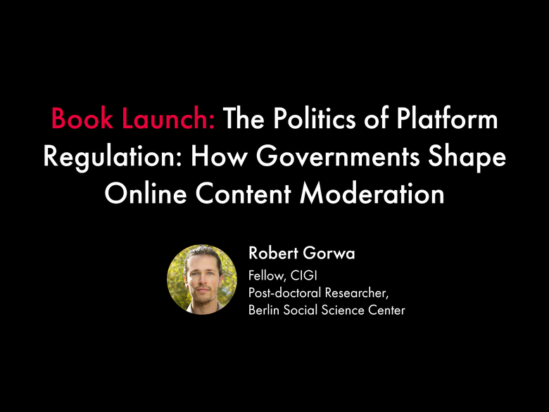 Book Launch: The Politics of Platform Regulation