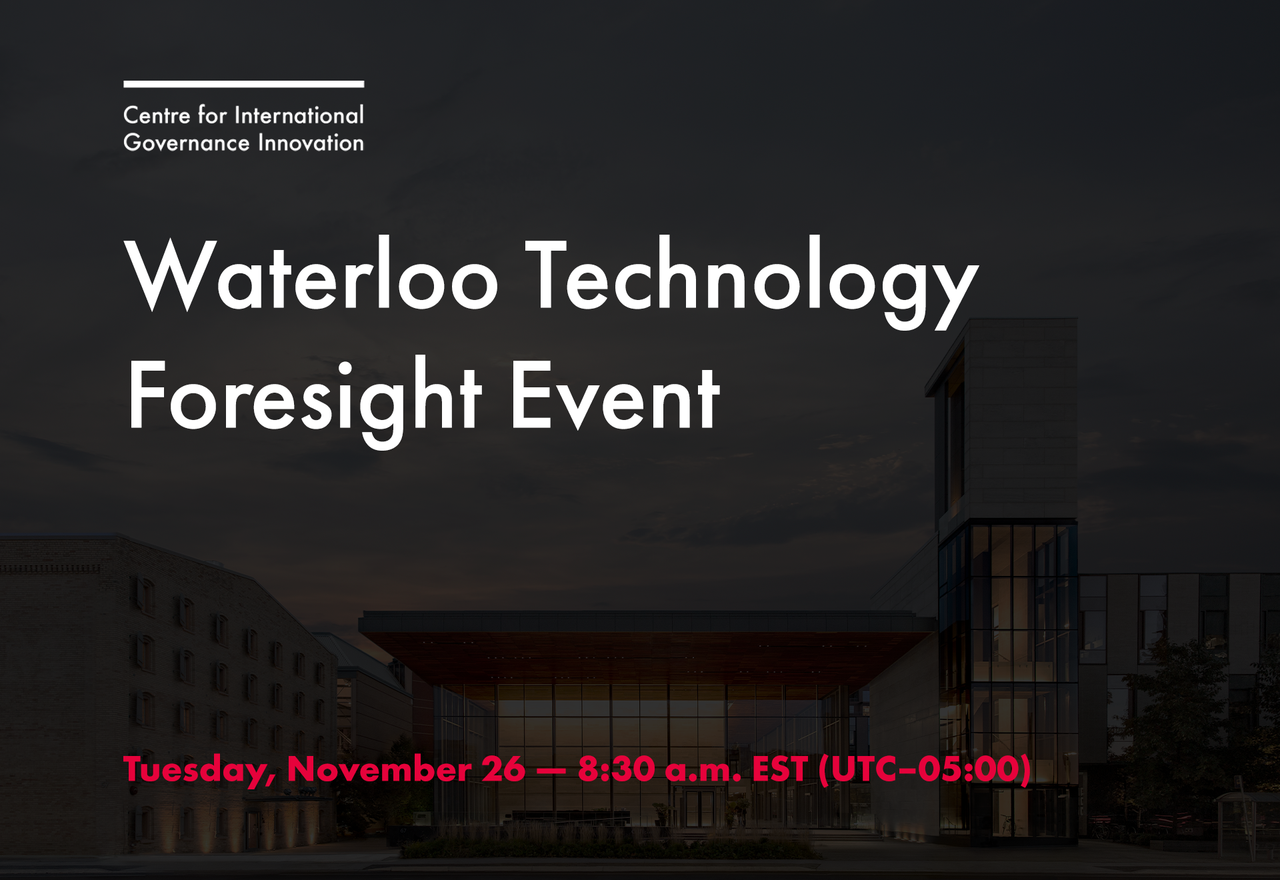 Waterloo tech foresight WEB